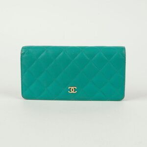 Caviar Timeless Classic Flap Long Wallet